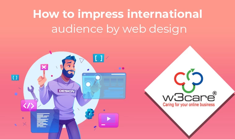 How to impress international audience by web design