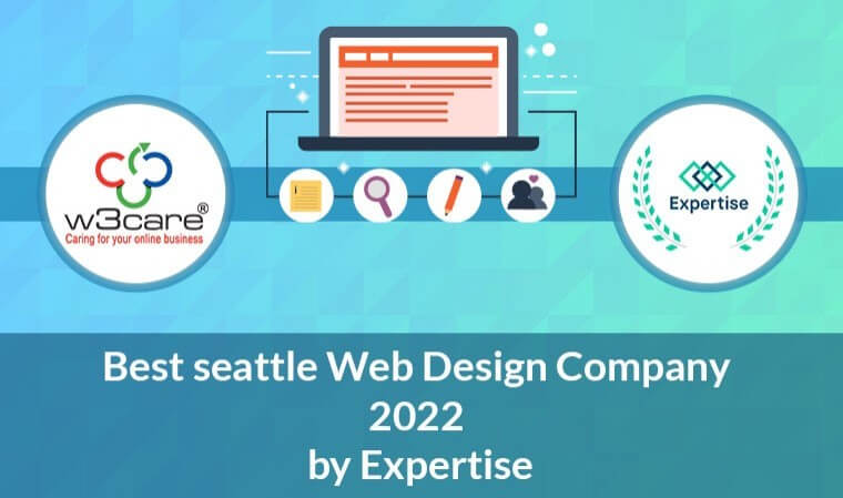 W3care selected as “Best Web Design Company of 2022” by Expertise.com
