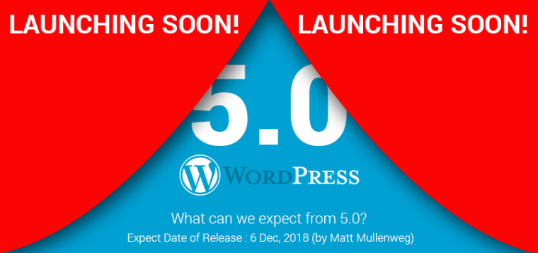 Release Candidate for WordPress 5.0 is Now Available!