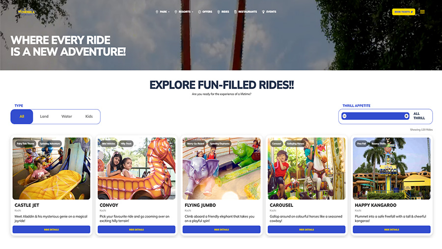 Wonderla Portal