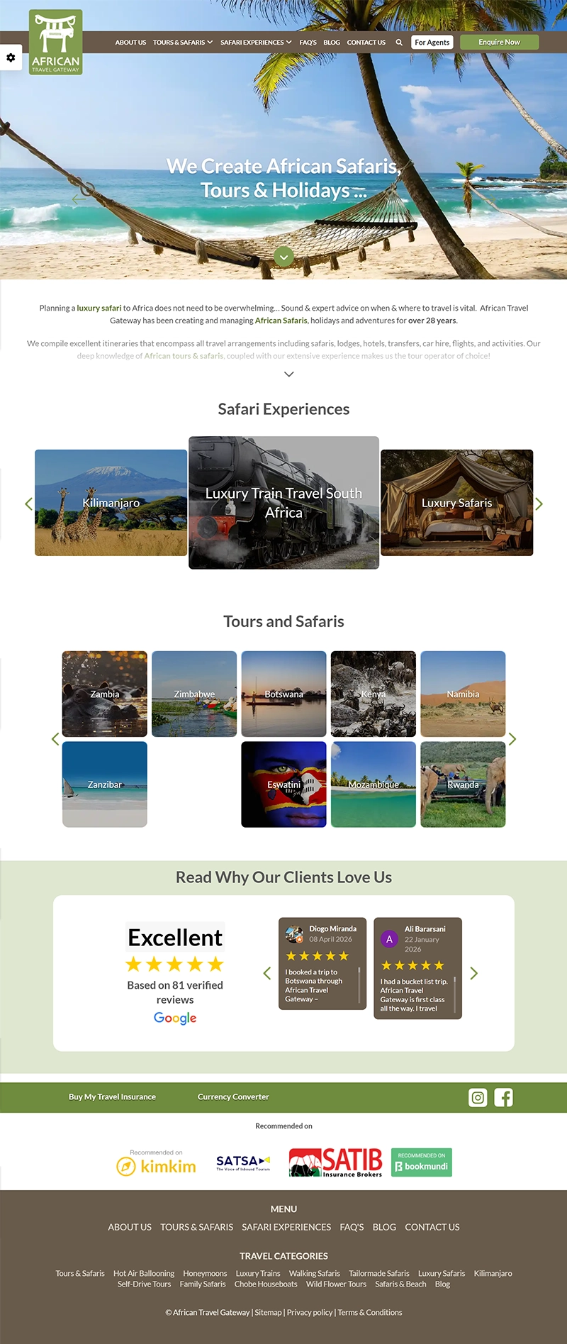 Planning a luxury safari in African destinations