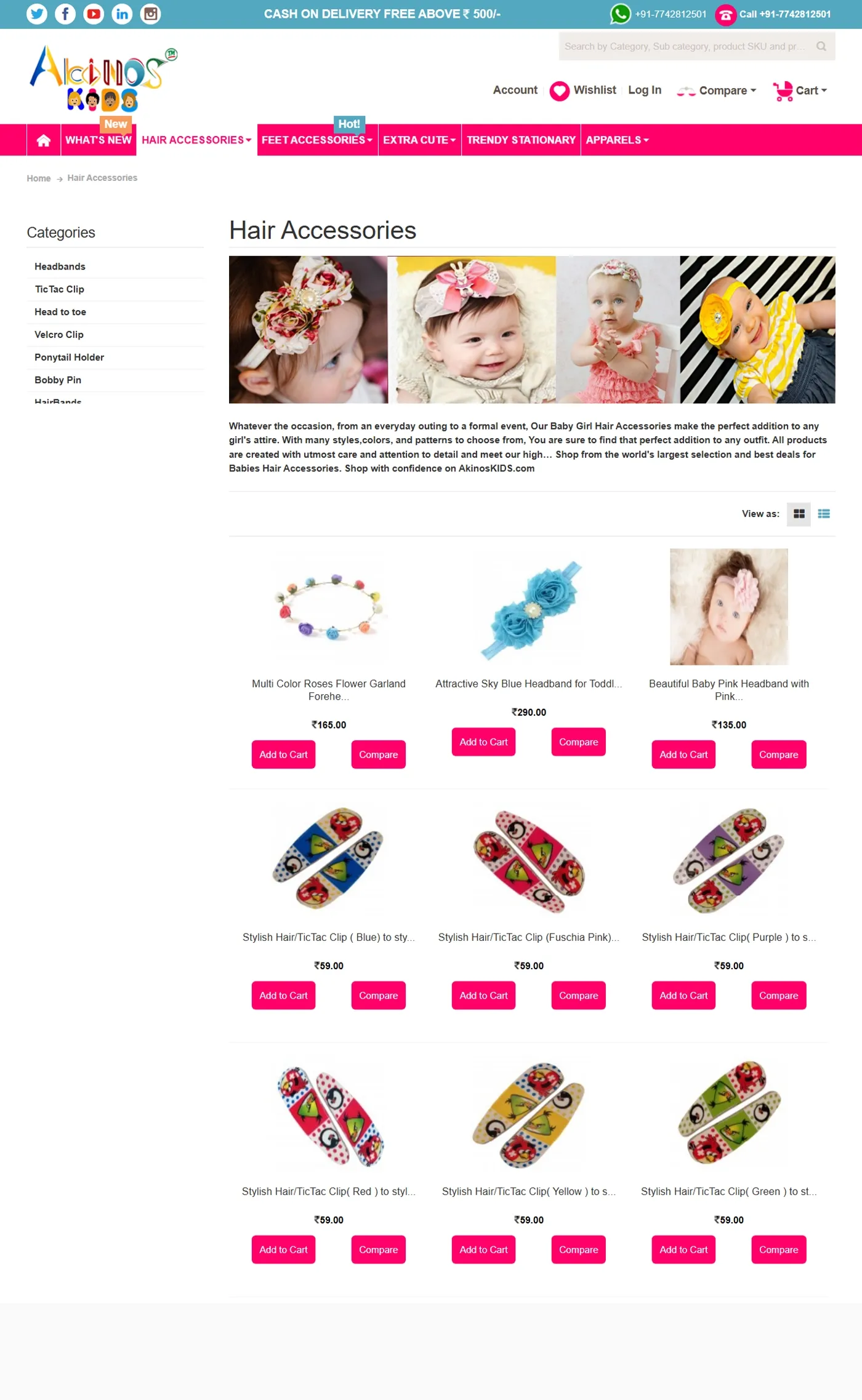 AkinosKIDS Kids Fashion: Featured Accessories