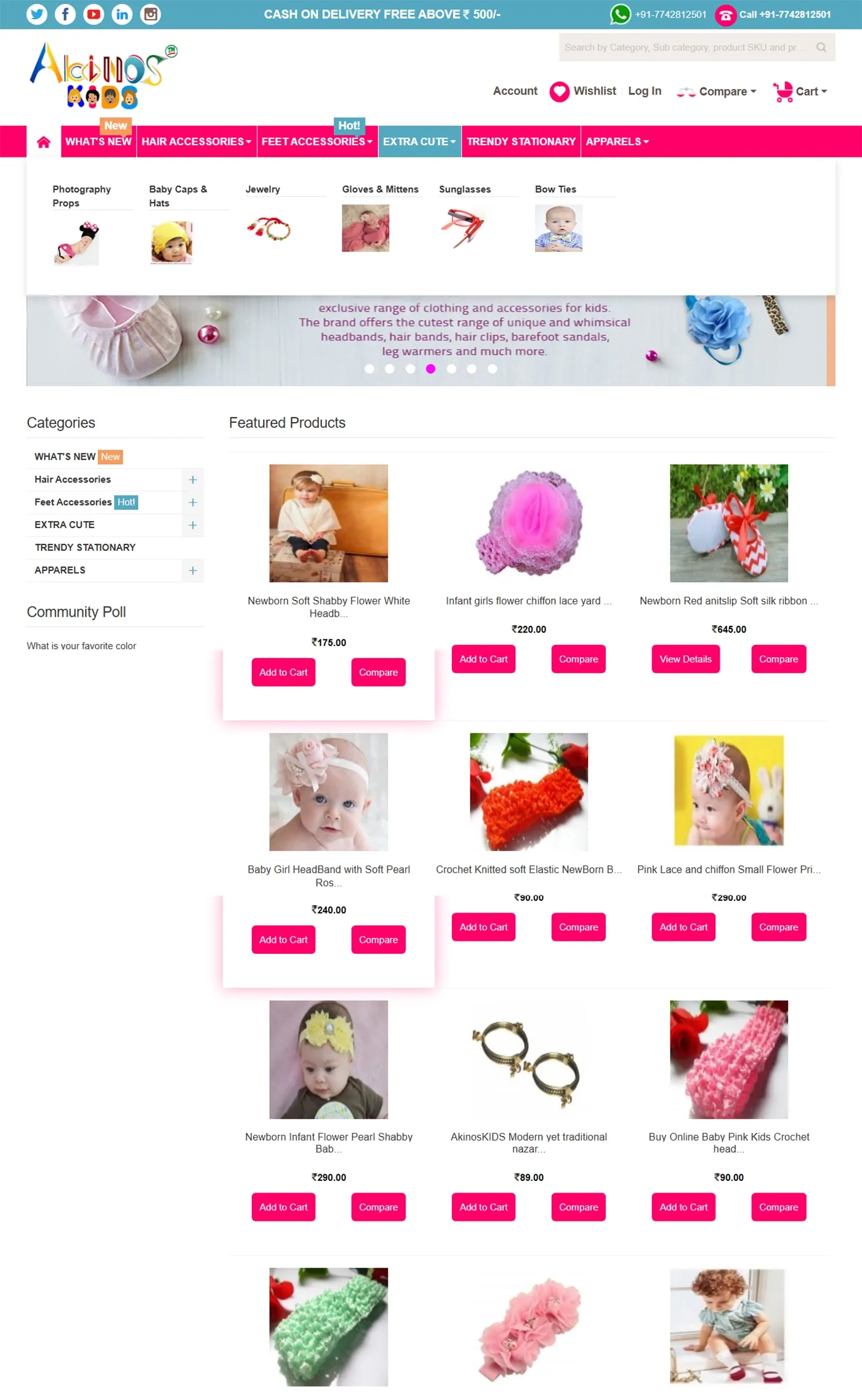 AkinosKIDS Kids Fashion : Hair Accessories