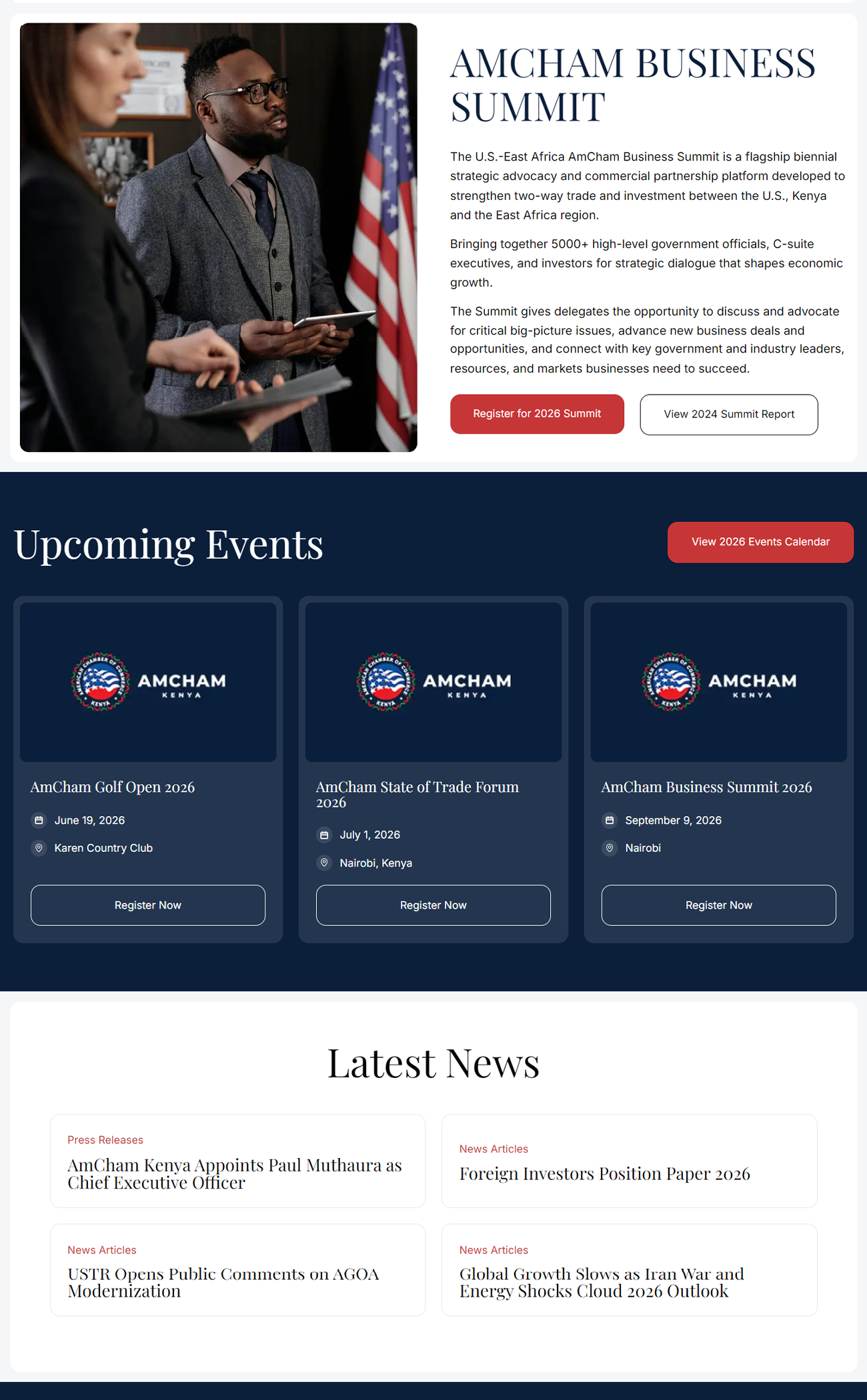 AmCham Kenya Digital Engagement Platform