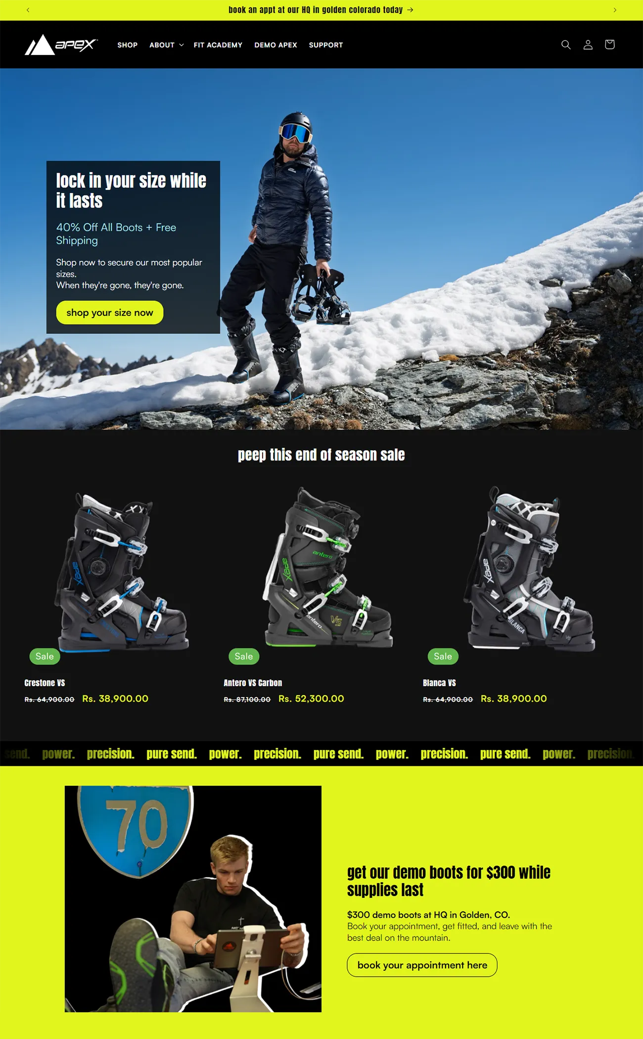 Apex Ski Boots Portfolio image-1