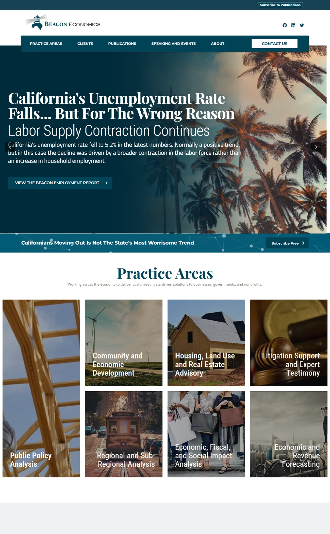Practice Areas: Beacon Economics