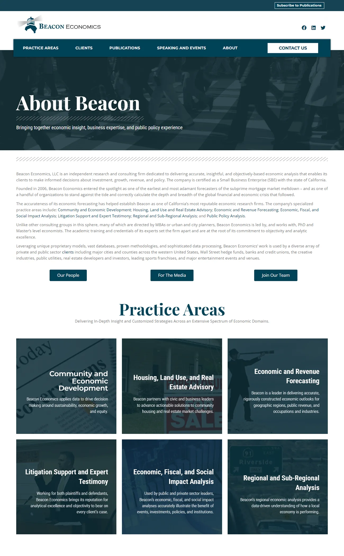 About Beacon Economics Overview 