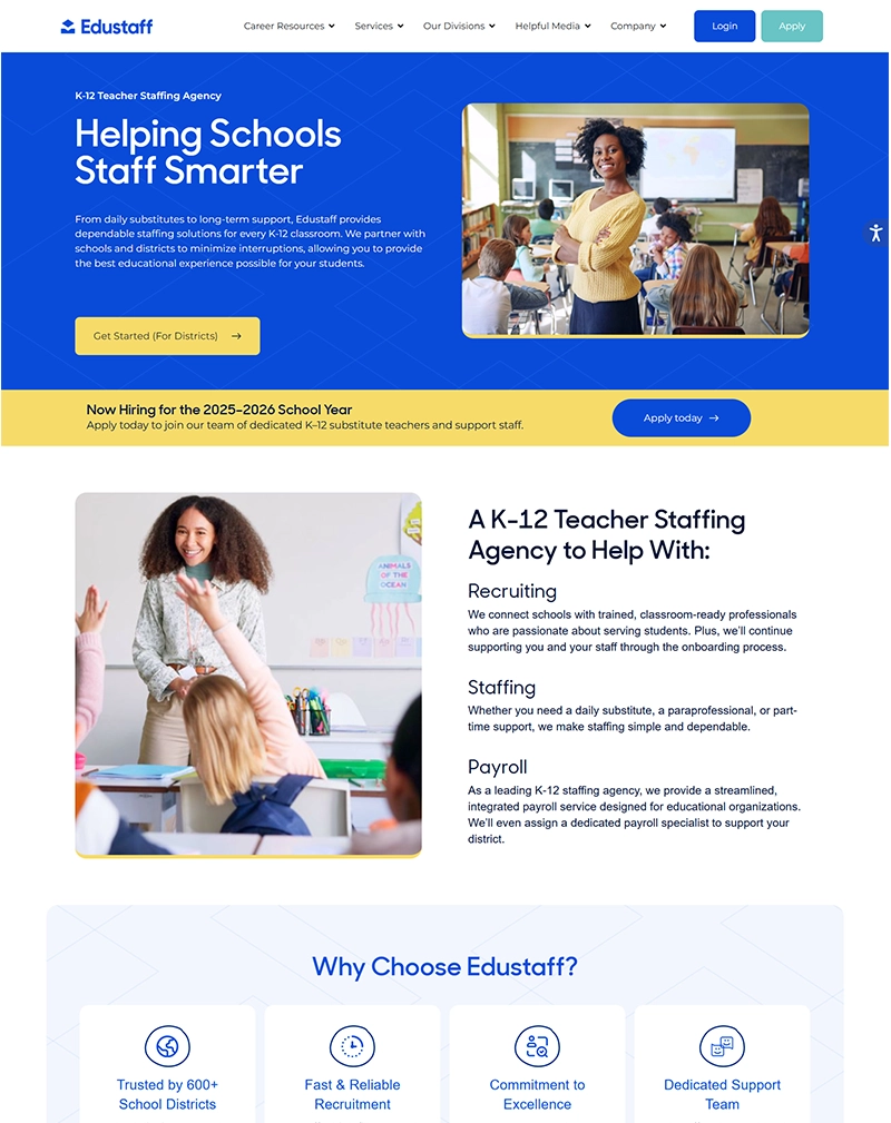 Professional Education Staffing & Consulting