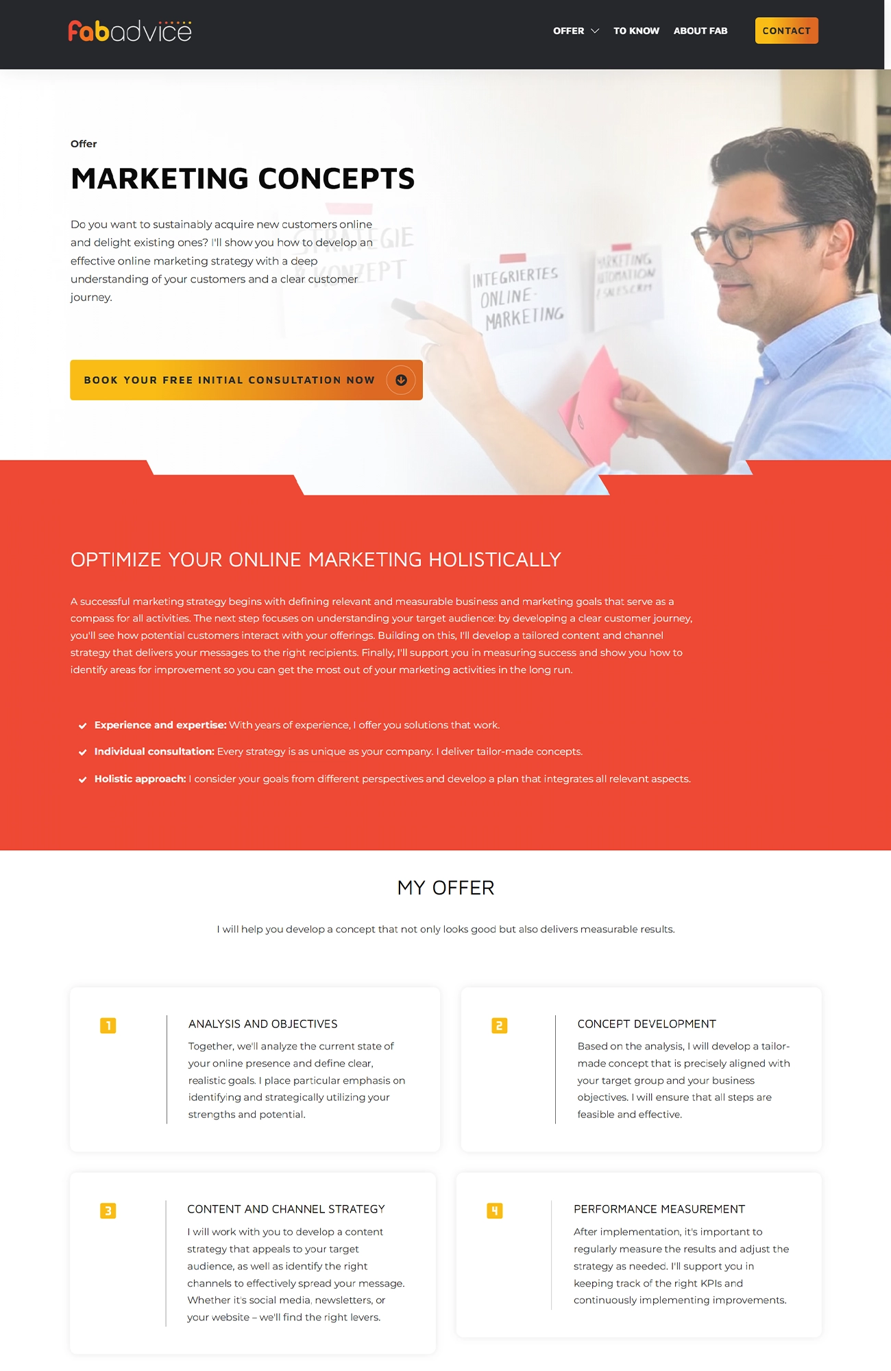 Fabadvice Marketing Consulting Platform