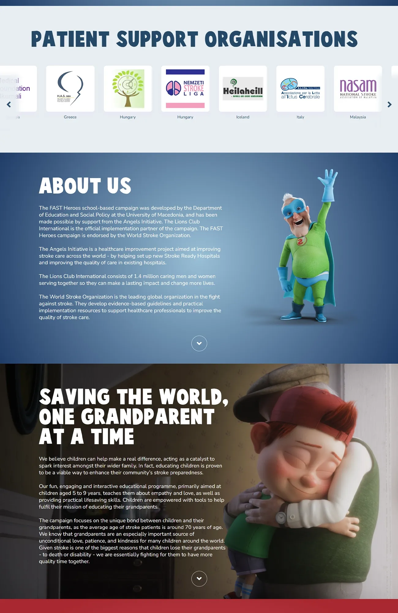Fast Heroes About Parent Support Organisations