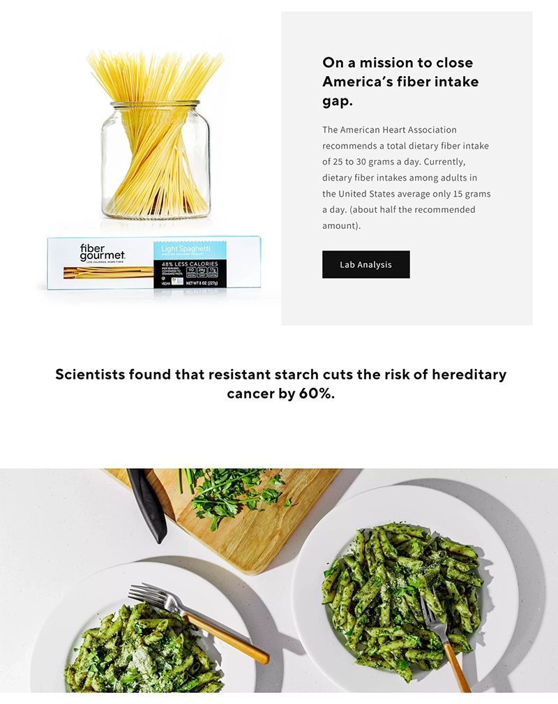 FiberGourmet - Food Brand E-Commerce Platform
