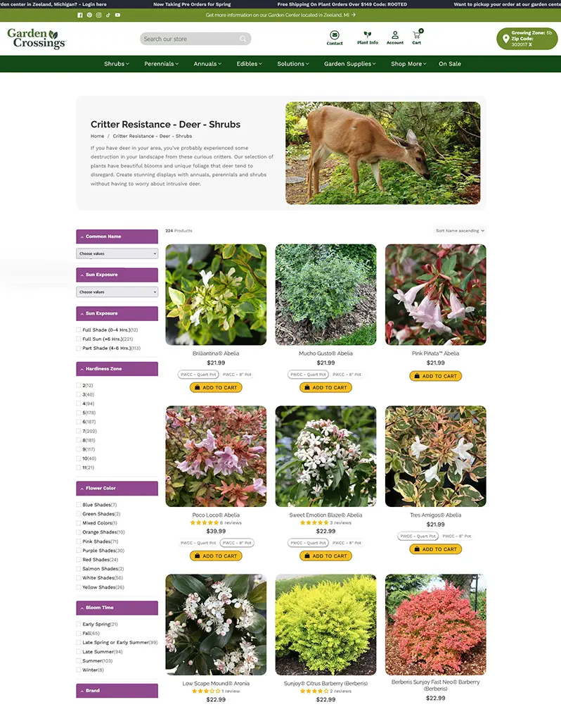 Garden Crossings – Premium Online Nursery & Plant E-Commerce Store