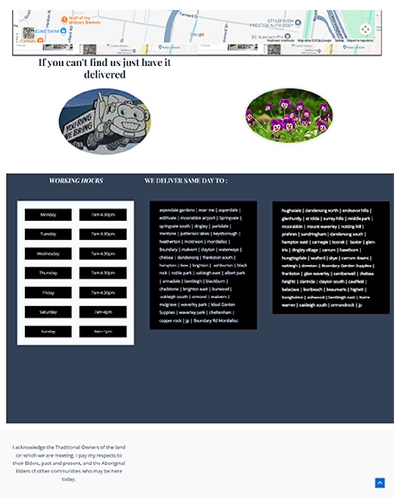 E-Commerce Gardening & Outdoor Living Website