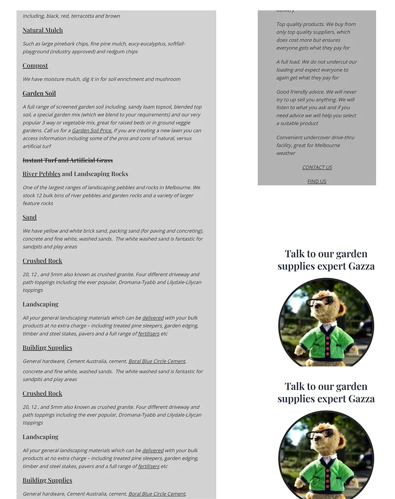 E-Commerce Gardening & Outdoor Living Website