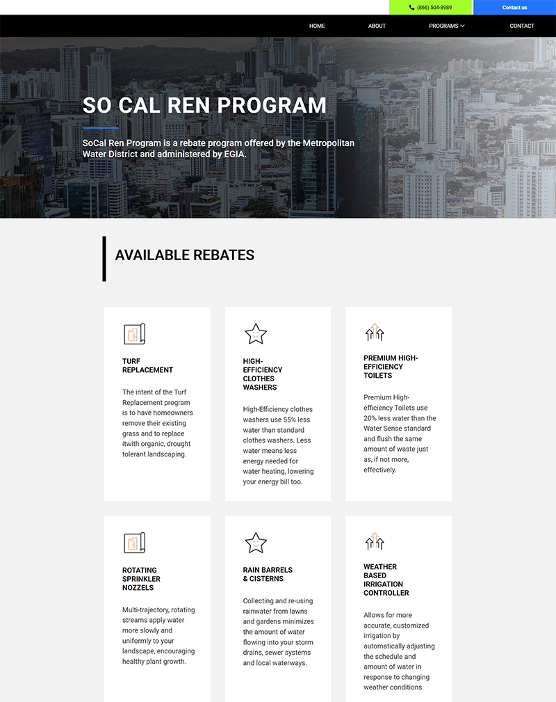 Clean Energy Website for a Forward-Thinking Renewable Brand