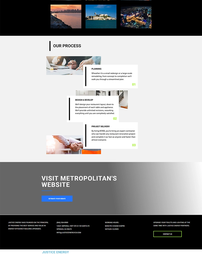 Clean Energy Website for a Forward-Thinking Renewable Brand