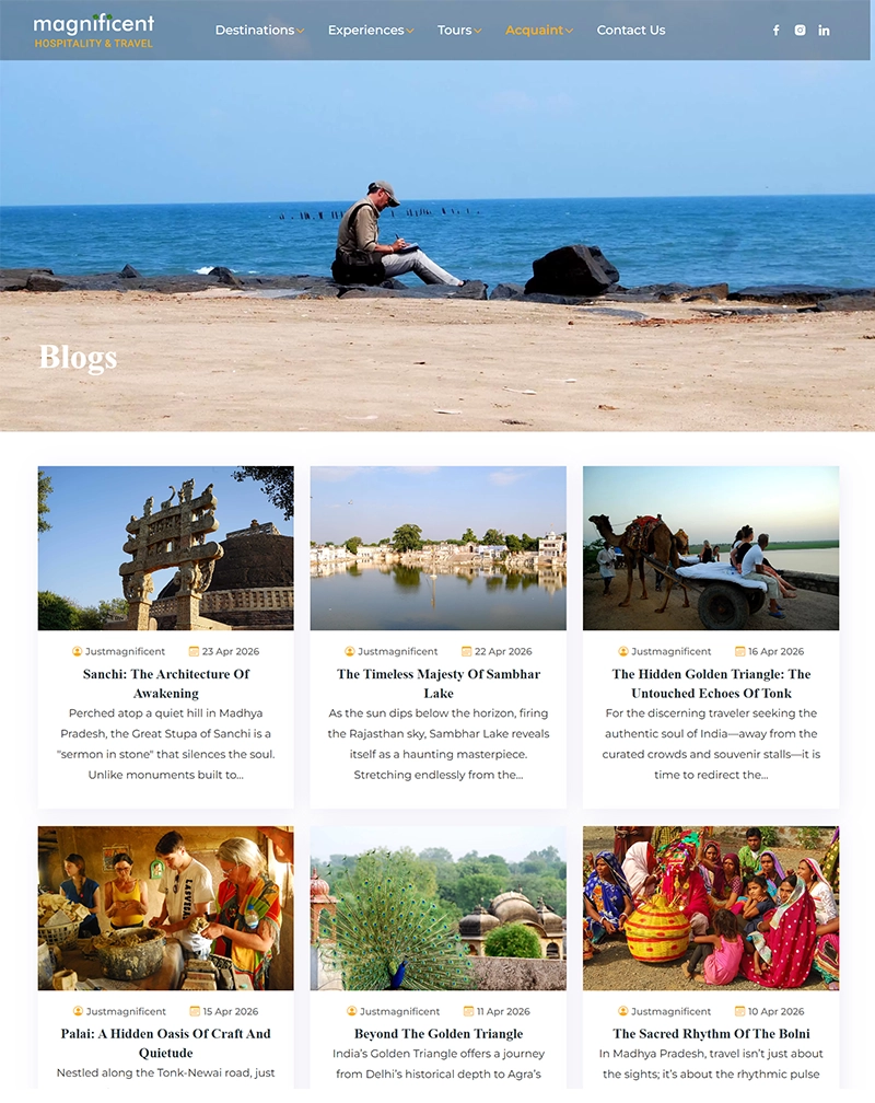 Magnificent Hospitality & Travel Portal