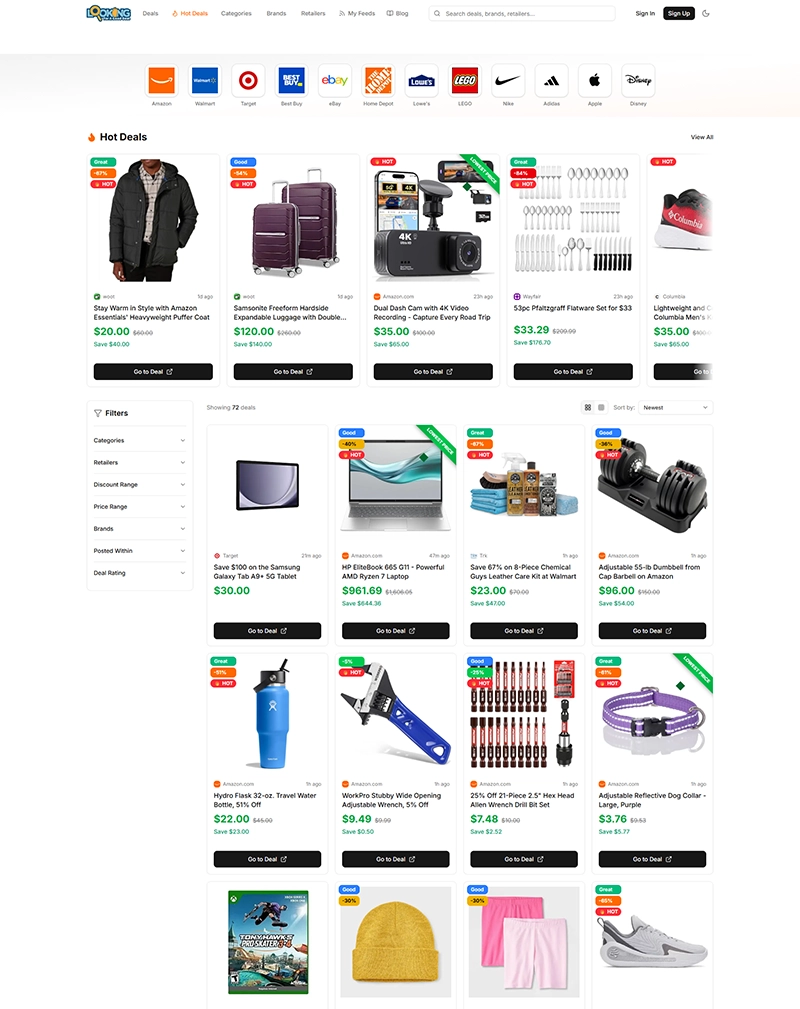 Looking For A Good Deal – E-Commerce Deals & Offers Website Development