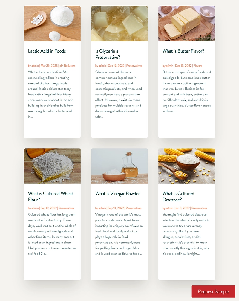 Premium Food Brand & Product Showcase Website