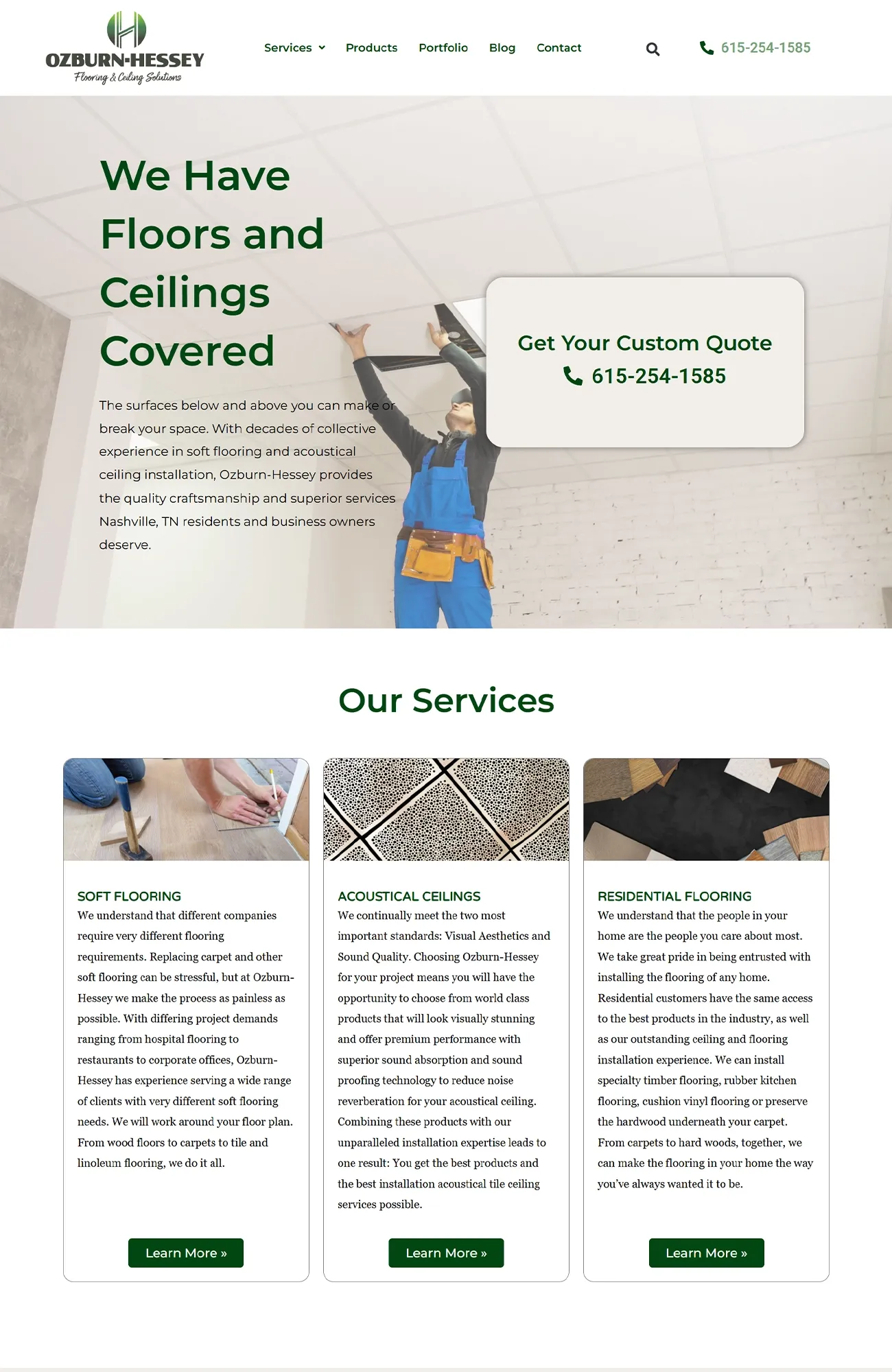 Ozburn-Hessey Company : Our services overview