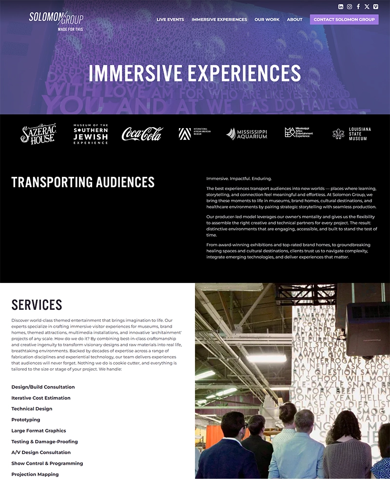 Audience Engagement Through Digital Experiences
