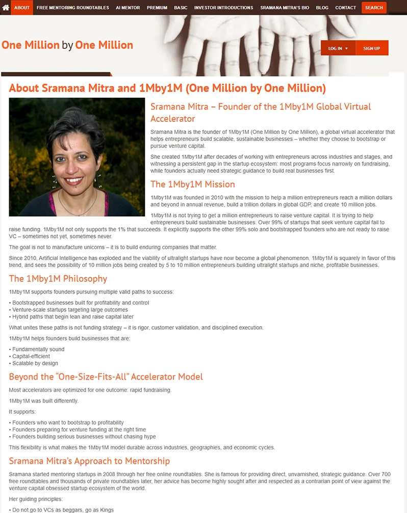 Sramana Mitra – Thought Leadership Platform