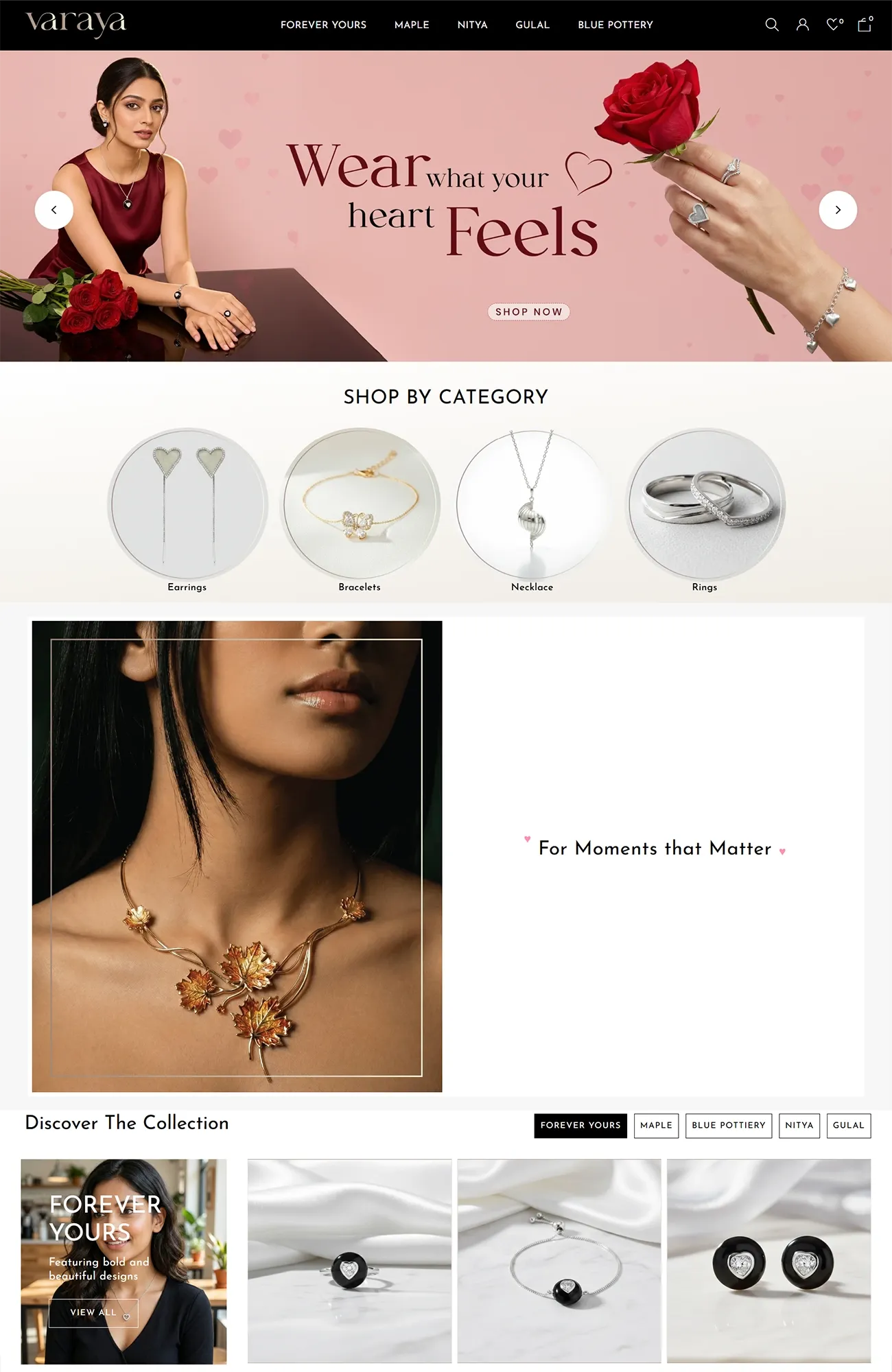 Kaius Jewels : Homepage Overview